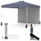 Pop Up Canopy Tent 10 x 10 ft Adjustable Height with Sidewall